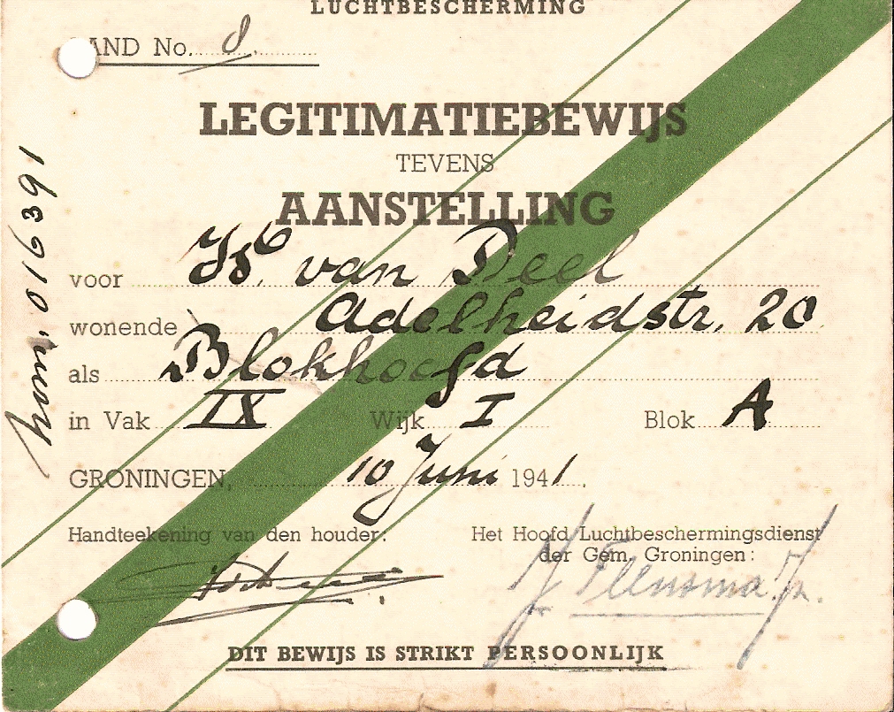 Adelheidstraat20_legitimatie_Blokhoofd_1940